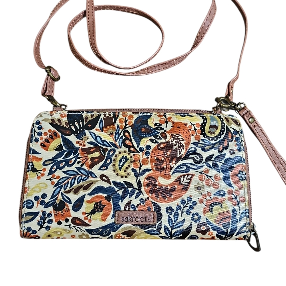 Sakroots Wallet Wristlet Crossbody
